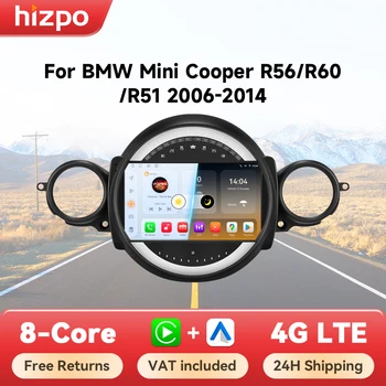 Hizpo - Sistema de Radio Multimedia Inteligente para Automóvil con Pantalla de 9 Pulgadas, CarPlay Inalámbrico y Android Auto para BMW Mini Cooper R56 R60 R51 2006-2014, 7862 Sistemas 1