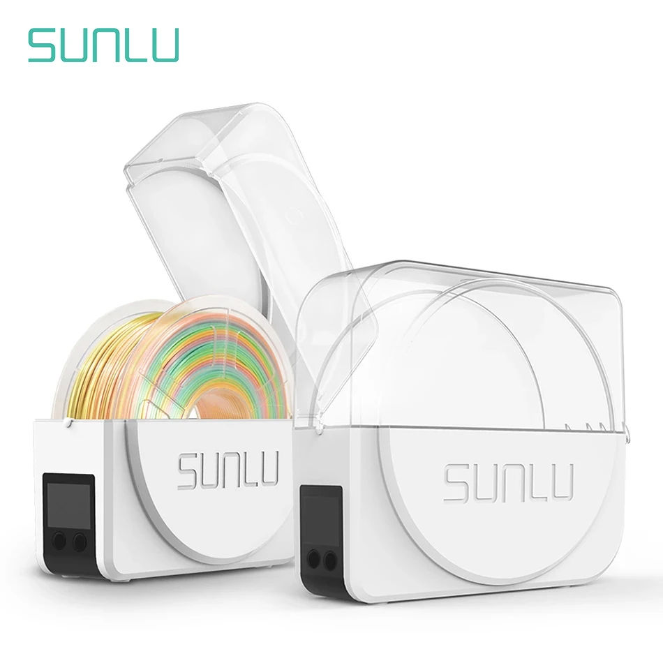 

Сушилка для наполнителя SUNLU 3D S1, сохраняет сушку во время печати, функция таймера, регулируемая температура, ЖК-дисплей, пригодная для наблюдения верхняя крышка