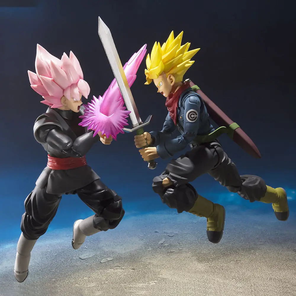 

SHF 14 см Аниме Драконий жемчуг черный Гоку замасу экшн-фигурка супер сайян версия фильма модель Dbz с несколькими аксессуарами игрушки