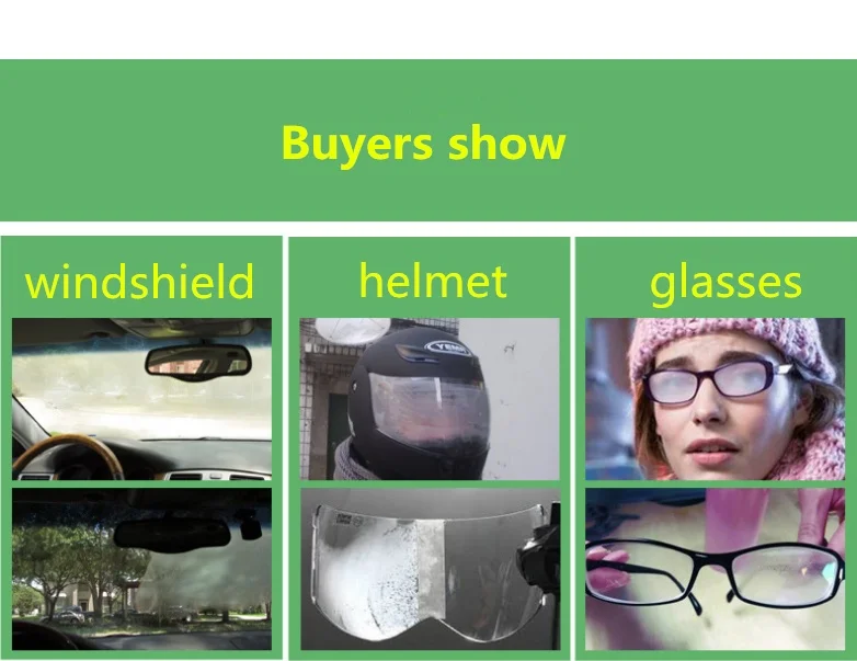 Automotive Glass Antifoggant Glasses Helmet Defogging Coating Anti-fog Agent Auto Maintenance Accessories for Safe Driving