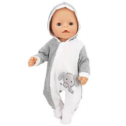 Charming Doll Bear Jumpsuit & Hat Outfit Set - Perfect Gift (Light Blue)