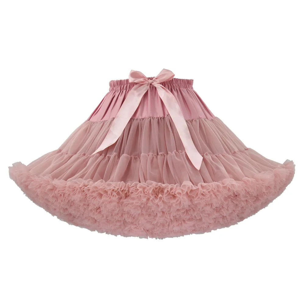 Saia de Tule Tutu infantil, Roupas de Bebês, Pettiskirt Princesa Infantil, Roupas de Meninas, 2-15 anos