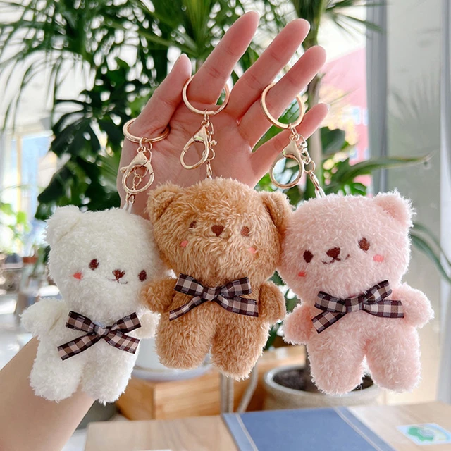 1pc Unisex Cartoon Bear Charm Fashion Keychain For Gift