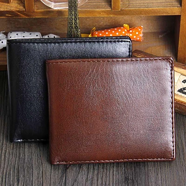 Granulated Leather Money Clip Wallet & Card Holder