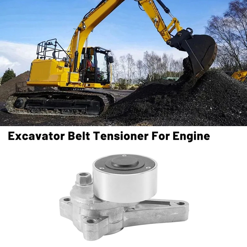 

1 PCS Excavator Belt Tensioner Idler Pulley Adjuster 320-08657,320/08657,32008657 Silver Metal For JCB 3CX 4CX Backhoe Loader