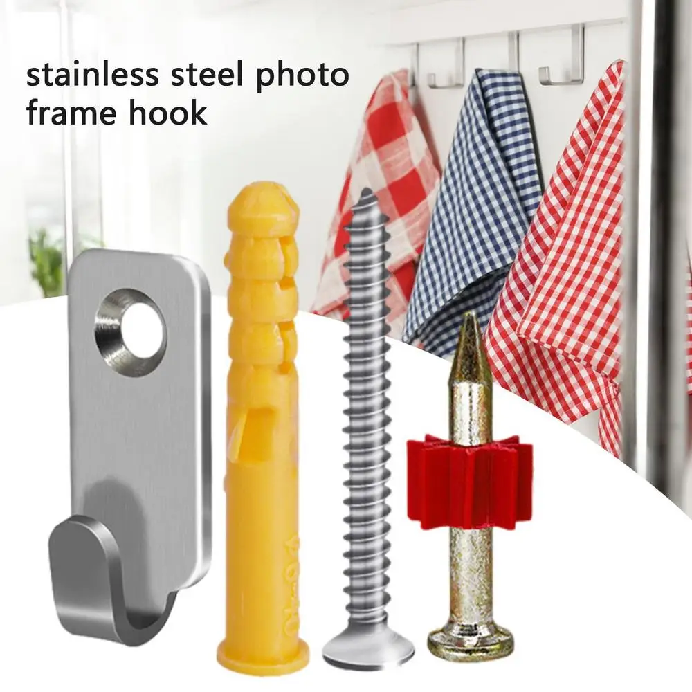 Description Picture 4 of itemPicture Hangers Professional Photo Frame Hooks Wall Hanging Kit Heavy Duty Picture Hangers On Wooden Drywall For Home Office