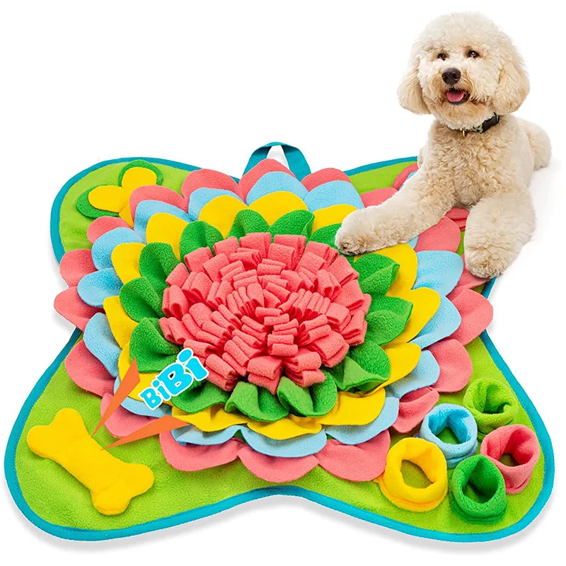 

Pet Snuffle Mat for Dogs Interactive Toys for Boredom Anxiety Relief Dog Feeding Mat Dog Puzzles for Encourages Natural Foraging