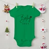 New Cotton Romper for Infant Boy Girl "Baby 2025" Funny Heart Pattern Onesies Coming Soon Gift Newborn Short Sleeve Bodysuits 3