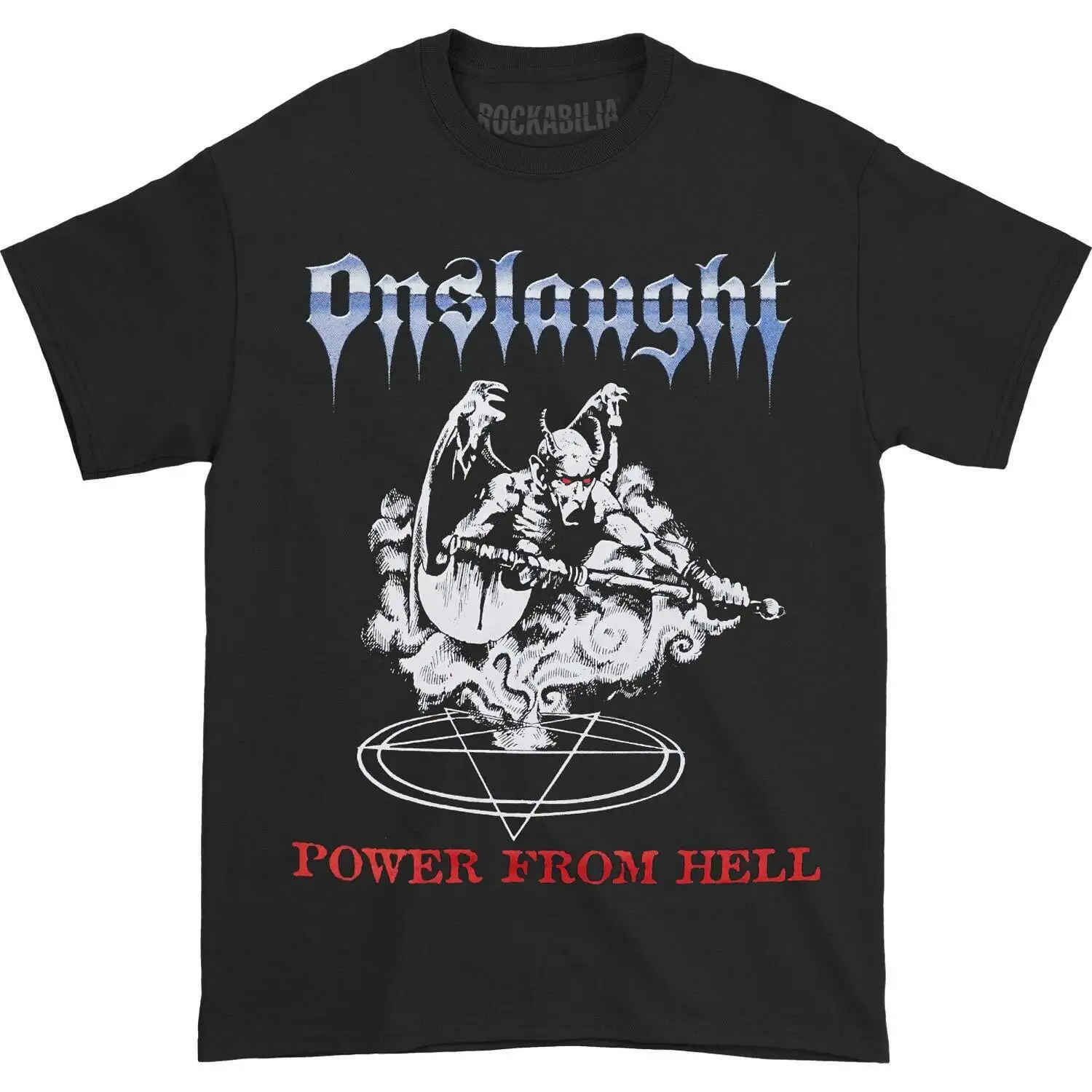 

Men's Onslaught Power from Hell T-shirt Medium Black