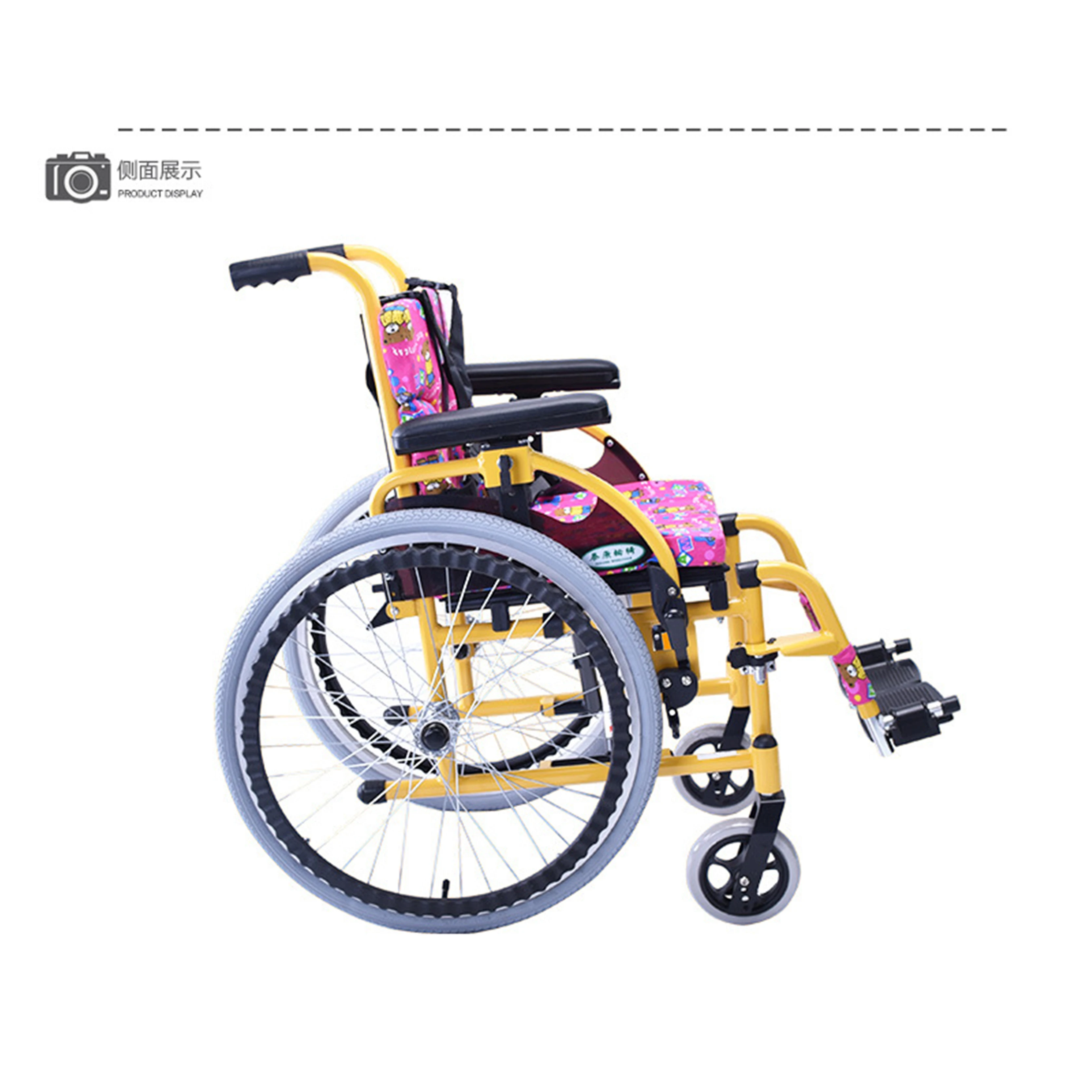 Children's manual wheelchair scooter disabled vehicle