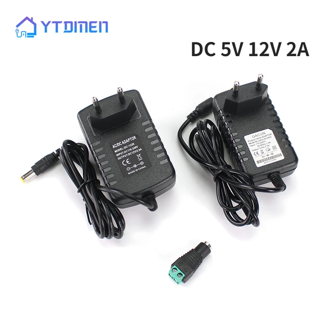 DC5V LED Strip Light Power Supply With DC Connector