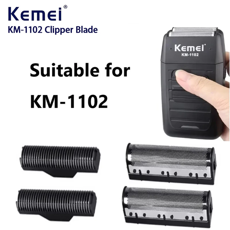 1 jeu de lames de tondeuse pour Kemei Km-1102