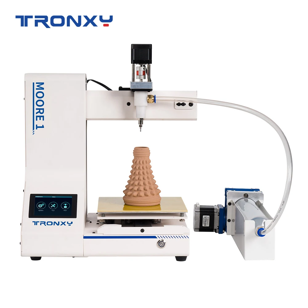 Tanie Tronxy Moore 1 drukarka 3D wytłaczanie płynne osadzanie modelowanie glina sklep