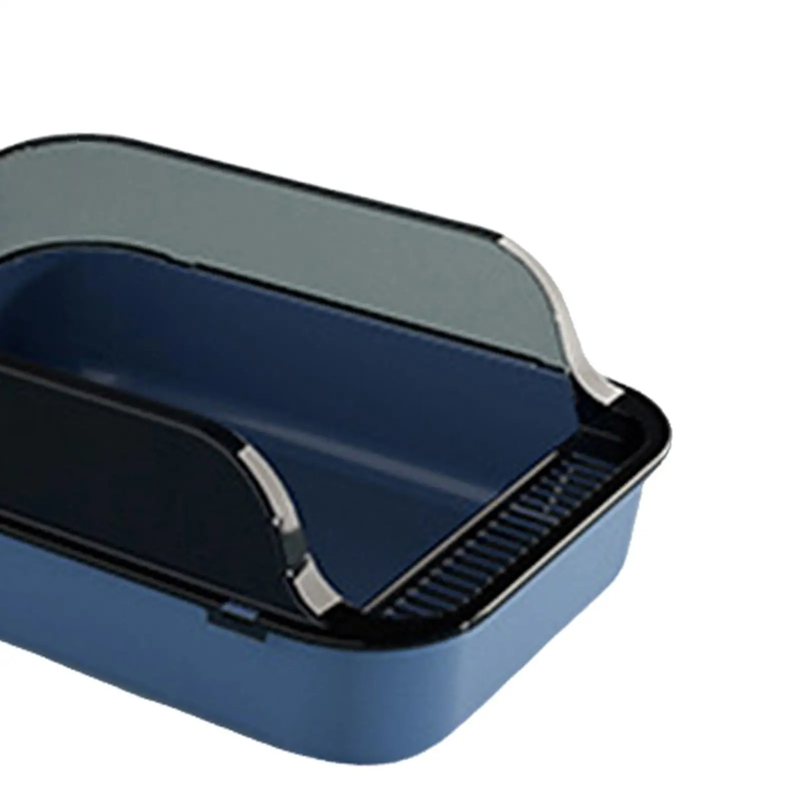 Cat Litter Box Kitten Toilet High Sided Travel Kitten Litter Pan Detachable Anti Cat Litter Box Kitten Toilet High Sided Travel Kitten Litter Pan Detachable Anti