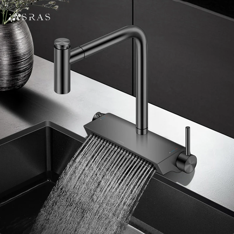 ASRAS Nanometer Large Size Hidden Kitchen Sink 4mm Thickness Handmade Undermount Installation Hidden Single Kitchen Sinks