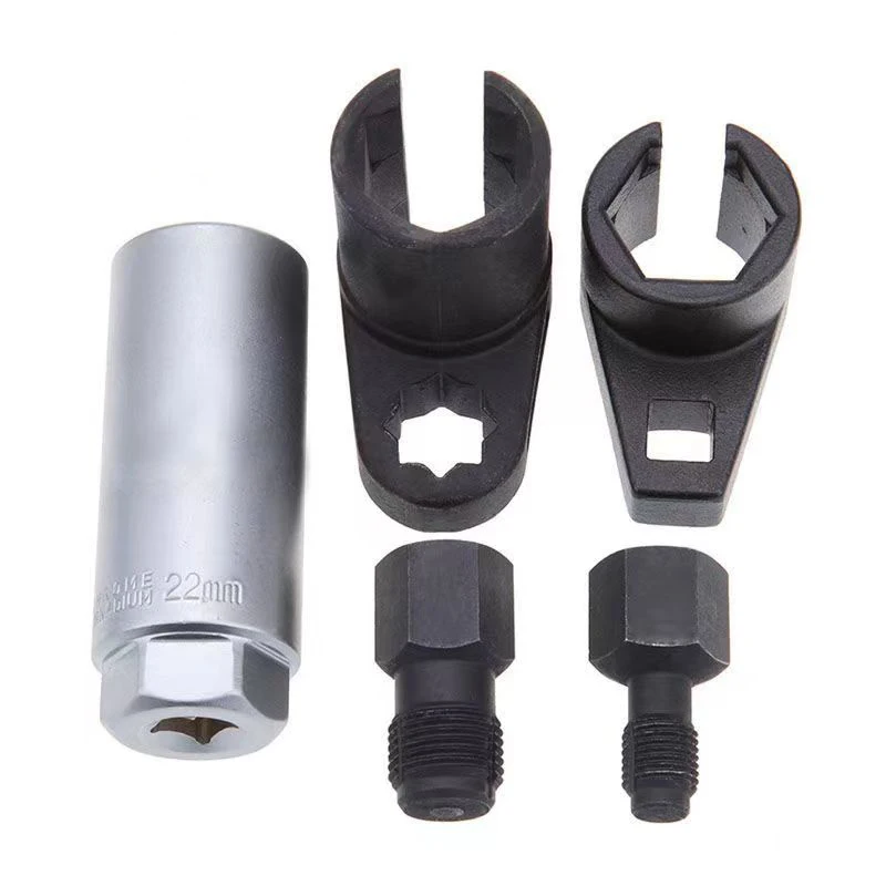 Oxygen sensor wrench kit thread chaser tool fit for auto o2 socket