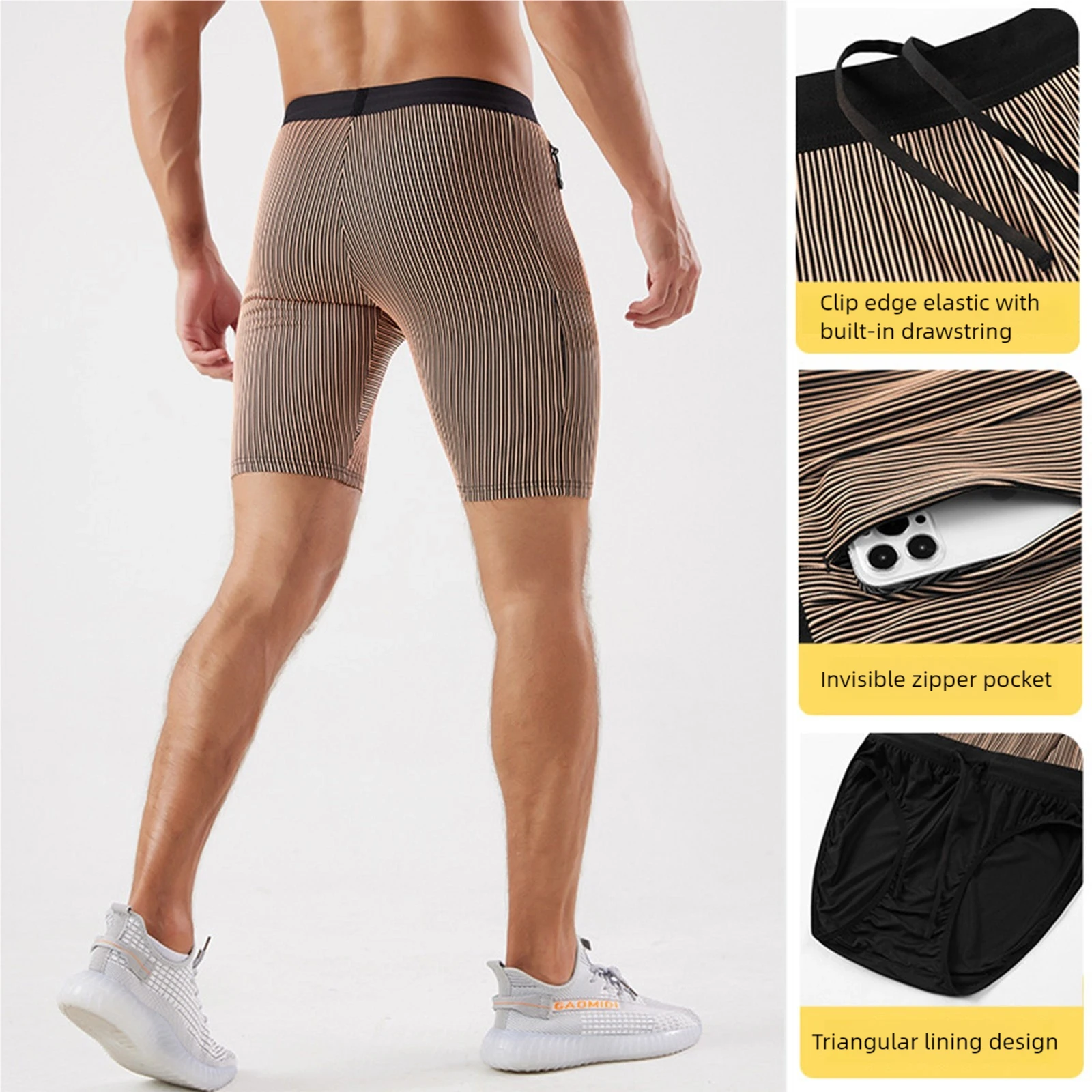 Men’s Moisture-Wicking Athletic Shorts 3