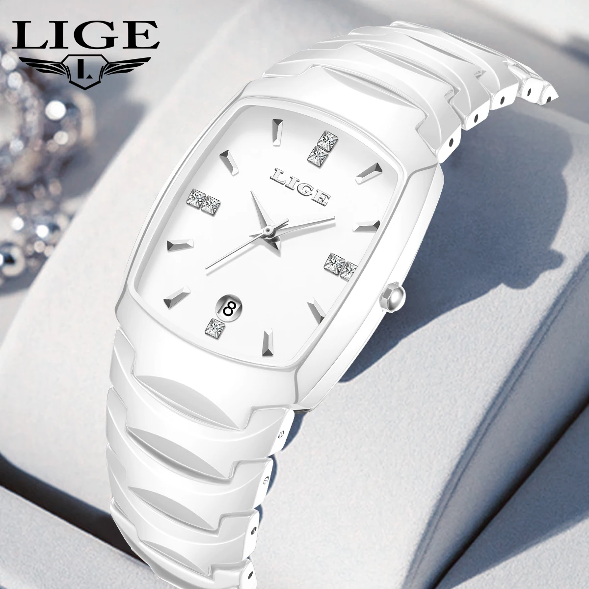 LIGE Women's Wristwatch Luxury Brand Watch for Women Elegant Bracelet Waterproof Fashion Quartz Ladies Watches Relogio Feminino