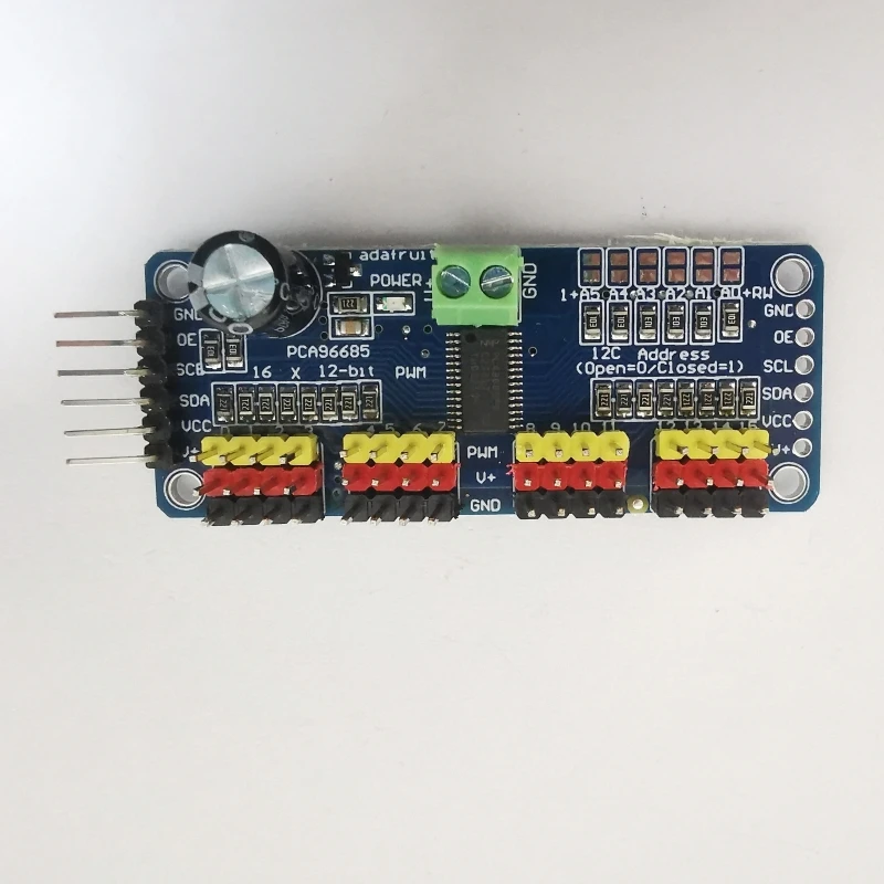 PCA9685PW 16 Channel 12-Bit PWM Servo Shield Driver I2C Interface PCA9685 Module For Raspberry Pi