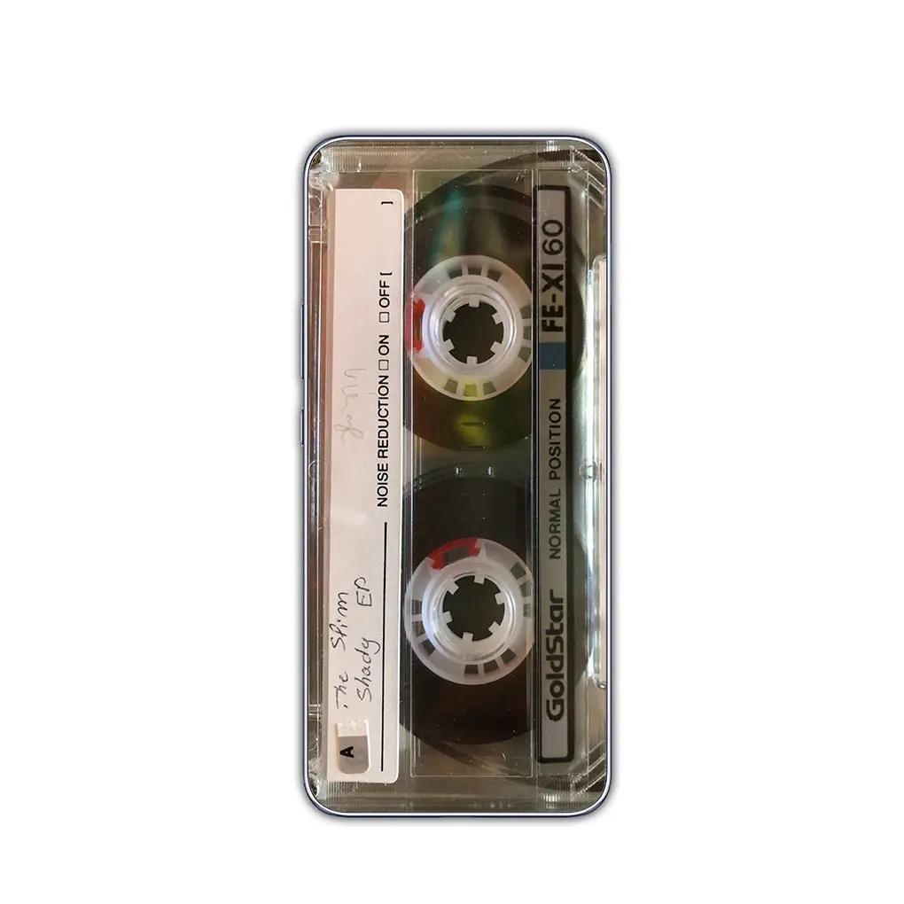 Vintage Cassette Tape Design Phone Case – Soft, Protective Casing