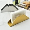 Table Napkin Holder Minimalist Towel Rack Stainless Steel Nordic Modern Home Decor Dinner Tissue Gold Bracket Party Wedding 2