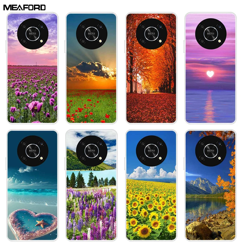 Per Honor X9A 5G Custodia X9 4G 5G X8A X7A Cover Morbida In Silicone Tpu Trasparente Per Honor X9 4G 5G Cover Posteriore Landscape Funda Coque