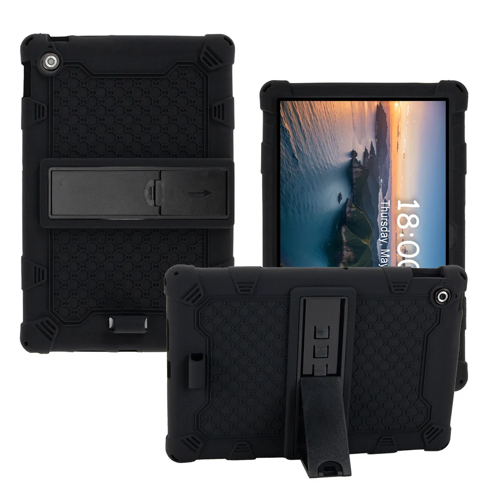 Durable Thickened Anti-Drop Stand Silicone Tablet Case - 10.1 Inch Cover