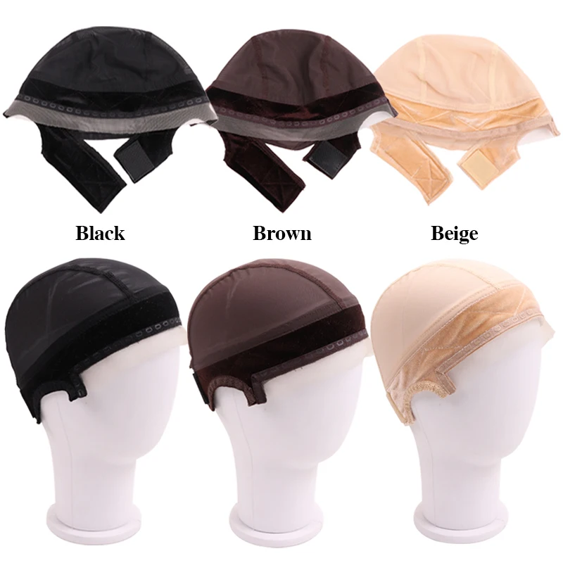 Nunify Wig Grip Cap 5Pcs Breathable Mesh Cap With Grip Headband Anti Slip Lace Wig With Silicone Band And Ear Tabs