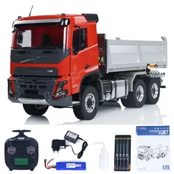 1/14 Double E 6x6 FMX RC Hydraulic Dump Truck Remote Control Finished Painted Dumper Tipper Cars Vehicle Model for Boys TH23850