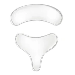 Reusable Silicone Anti-Wrinkle Chest Pad for Skin Care and Breast Lifting (Set)