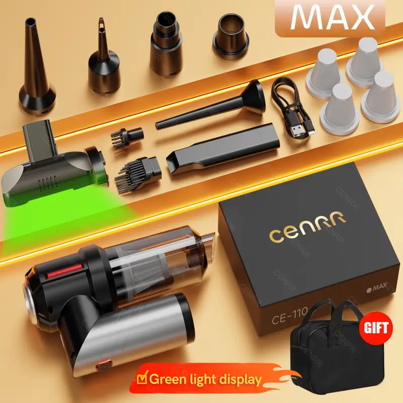 CENRR Car Vacuum Cleaner Mini 998000PA Powerful Cordless Portable Vacuum Cleaner for Home Appliance Handheld Blower Car Cleaner - Image 11