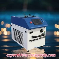 2024 AccTek Small Portable Pulsed Laser Cleaning Machine AKQ-100/200 300W 500W Air Cooling Laser Rust Remover 1000w 1