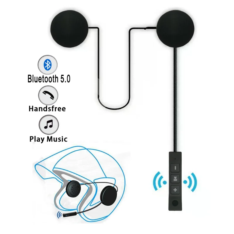 

Motorcycle Bluetooth Helmet Headset BT5.0 Wireless Riding Headphone Anti-interference Motor Bike Handsfree Helmet Headsets
