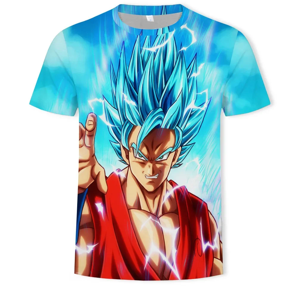 Blusa De Moletom Dragon Ball Goku E Vegeta Super Saiyajin Blue Anime Desenho  - Estampado