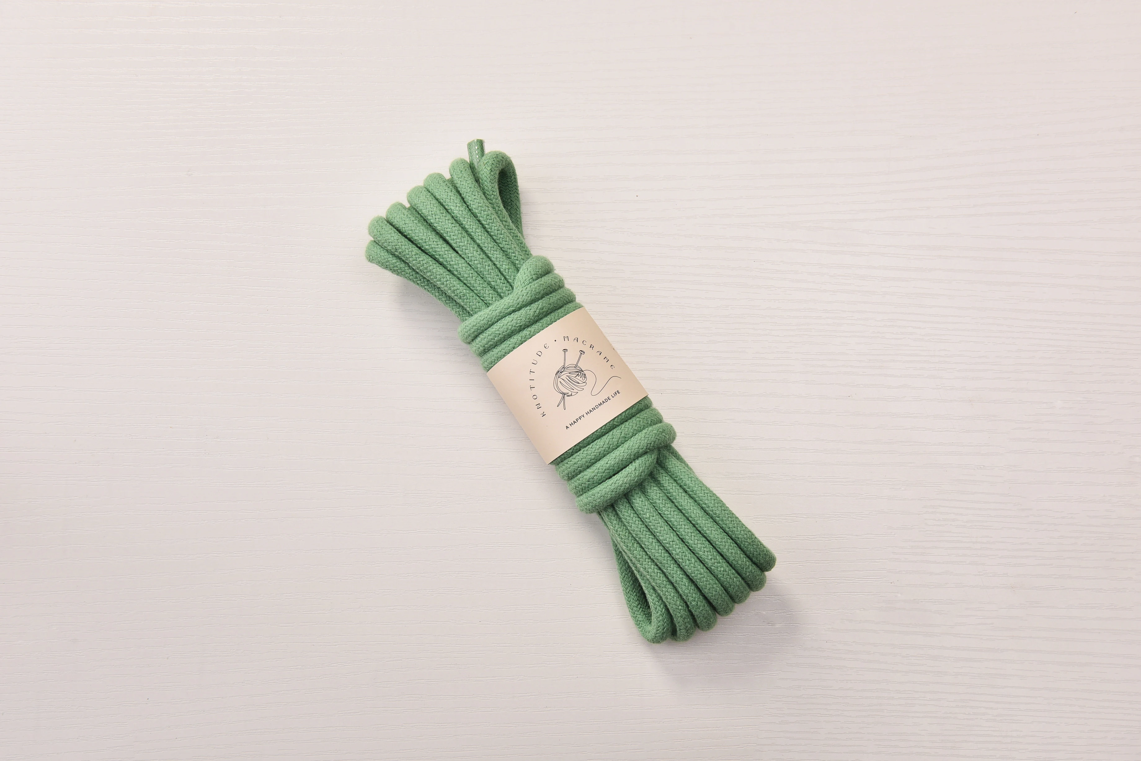 Vibrant 6mm Cotton Braid Cord - 5 Meters