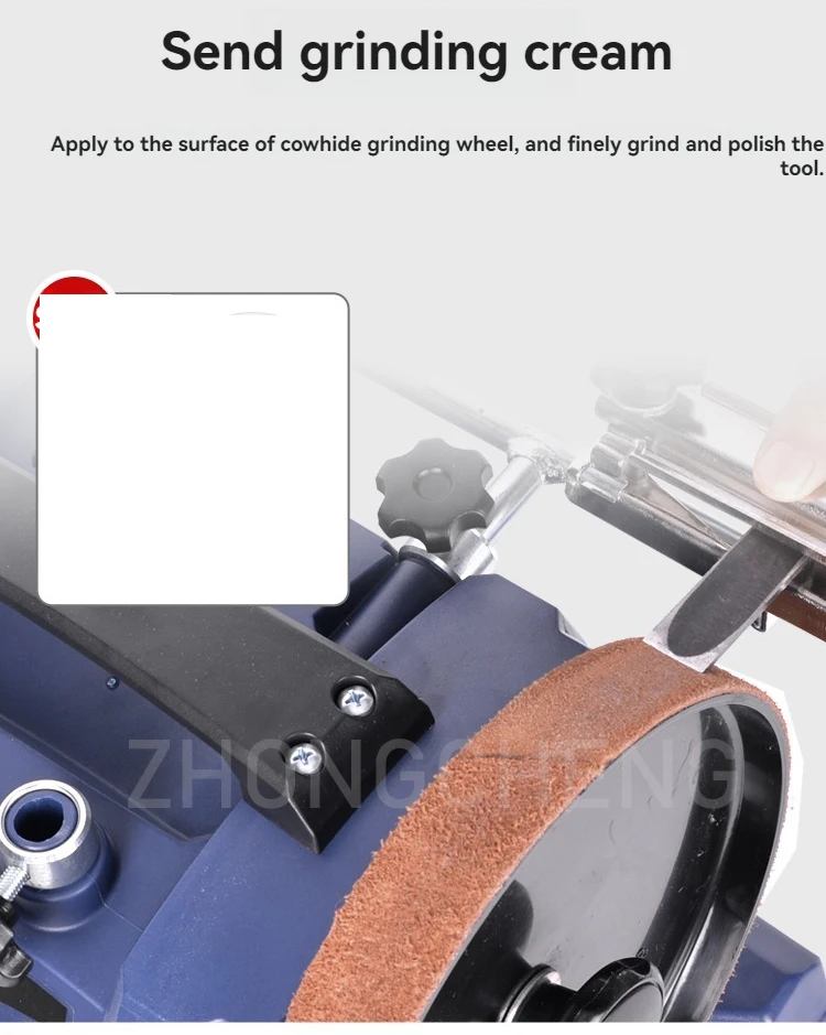 H10 10inch Low-speed Water-cooled Knife Sharpener 200W Electric Polisher Househo