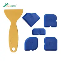 4/5/6PCS Silicone Sealant Tool Spreader Finish Kit Caulk Tile Grout Applicator Window Door Cement Caulk Removal Tool