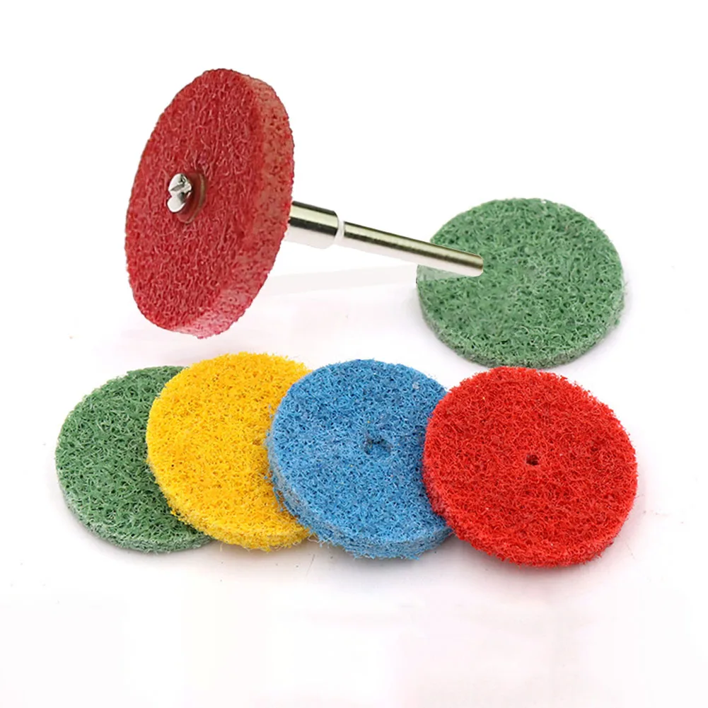 

Durable Polishing Wheels Wheel Grinding Disc Nylon ＋ Plastic Polishing Rotay Tools T-shaped Tool 1*Extension Rod