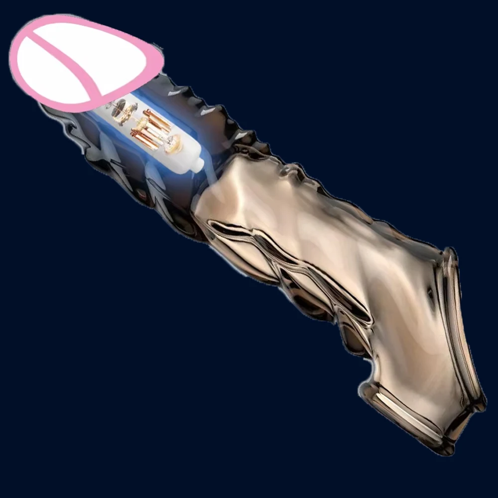 Realistic Dildo Sleeve Sex Toys For Men With Longer Bigger Thicker Ultra Penis Extender Enlargement Delay Vibrators_voghion.com