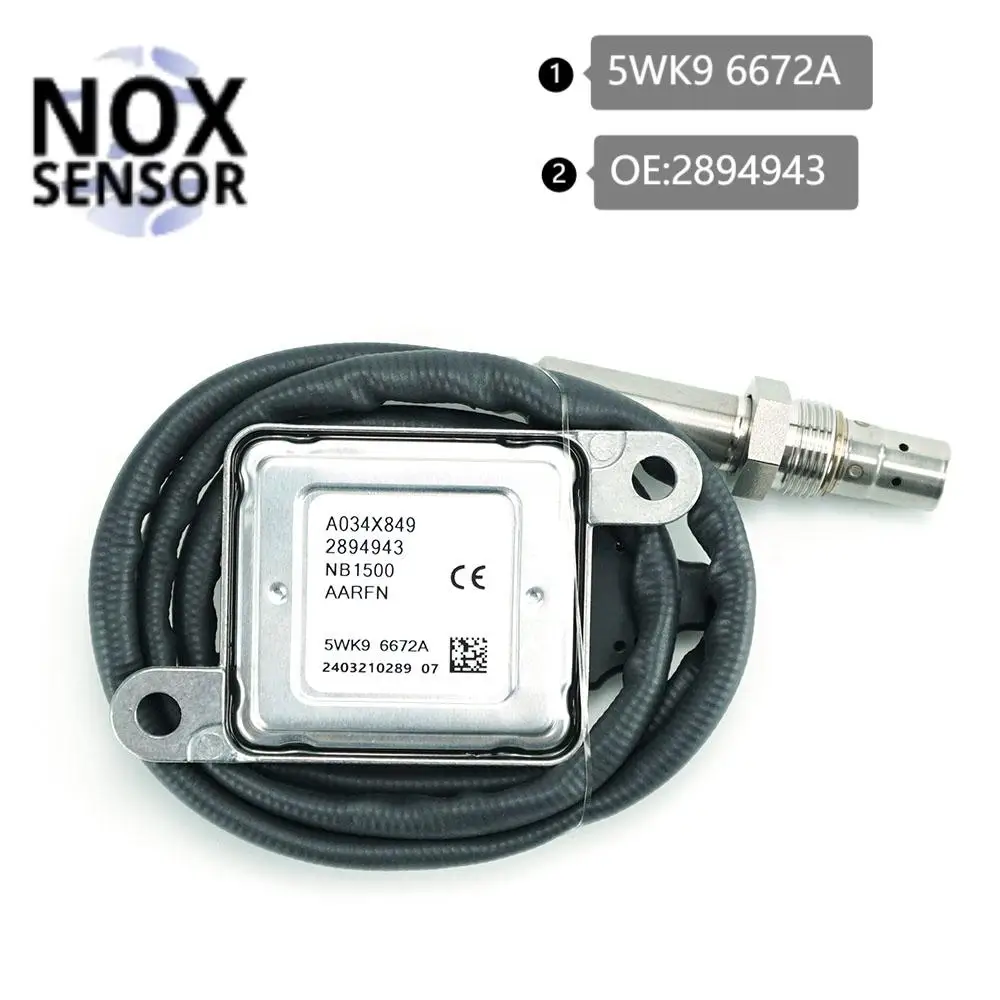 

5WK9 6672A 2894943 автоматические датчики тиристорный азотный кислородный датчик, послепродажный Датчик NOx для CUMMINS