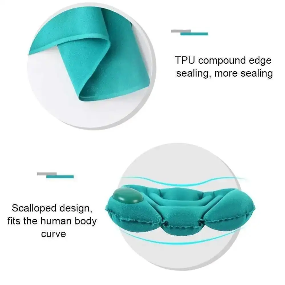 Waist Protection Inflatable Lumbar Pillow Ultralight Comfortable Chair Waist Cushion Inflatable Soft Cushion for Home Office Car