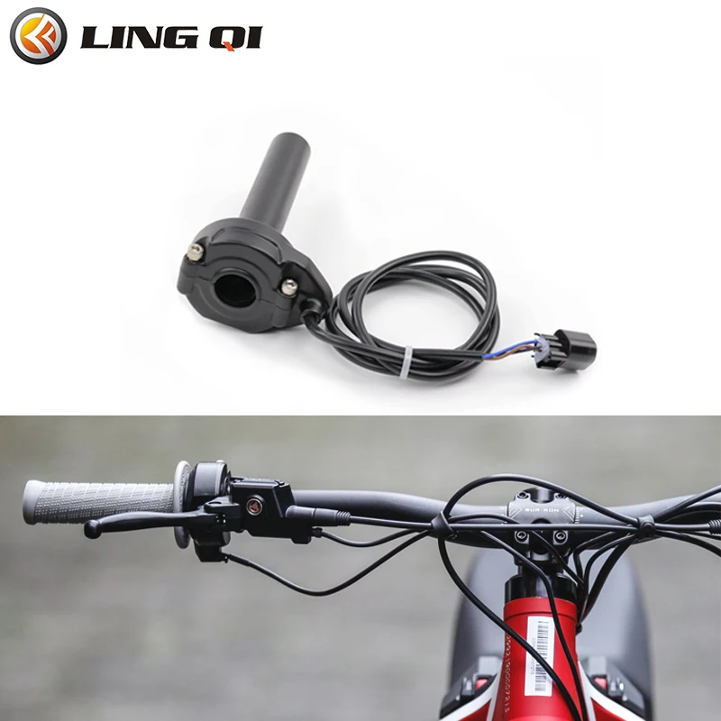 Off Road E-bike Light Bee X S Upgrade Parts Electronic Throttle Handle With  Cable Motorcycle Handlebar Accelerator For SURRON - AliExpress