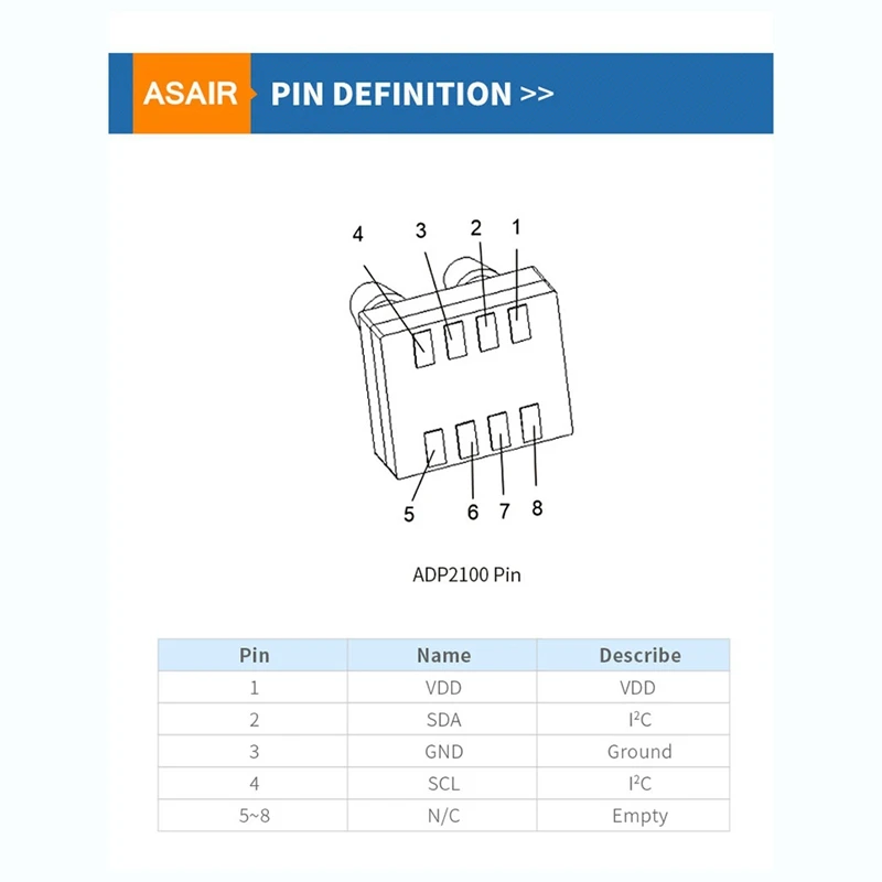 ASAIR ������ ���� ���� ������ ���� ��ǰ, ADP2100 -500-+ 500Pa
