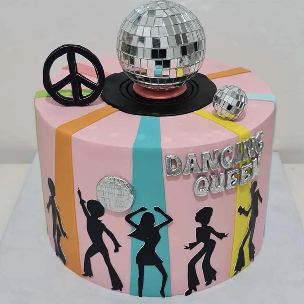 Deco Disco A Faire Soi Meme Décoration de gâteau en boule Disco des années 70, 4 pièces, décorations de  gâteau, fête de fièvre nocturne, fournitures de fête d'anniversaire |  AliExpress