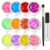 Wholesale Chunky sequin Body Glitter Gel For Face Glitter Makeup Perfect For Halloween Cosmetic Set 3
