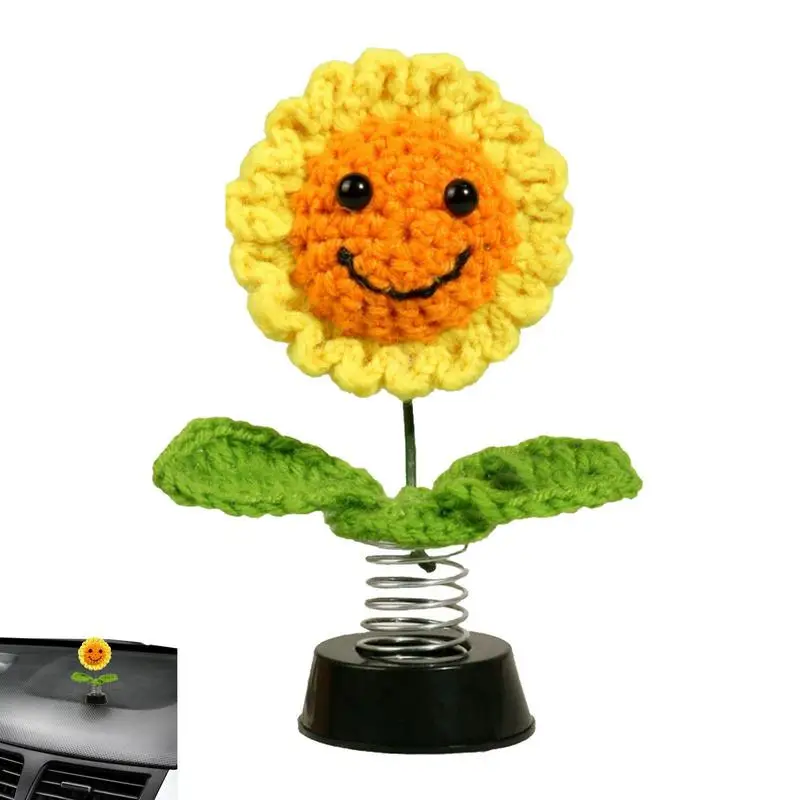 

Sunflower Dancing Toy Car Pendant For Car Dashboard Ornaments Home Decoration Nodding Swinging Dancing Doll Decoration Toy