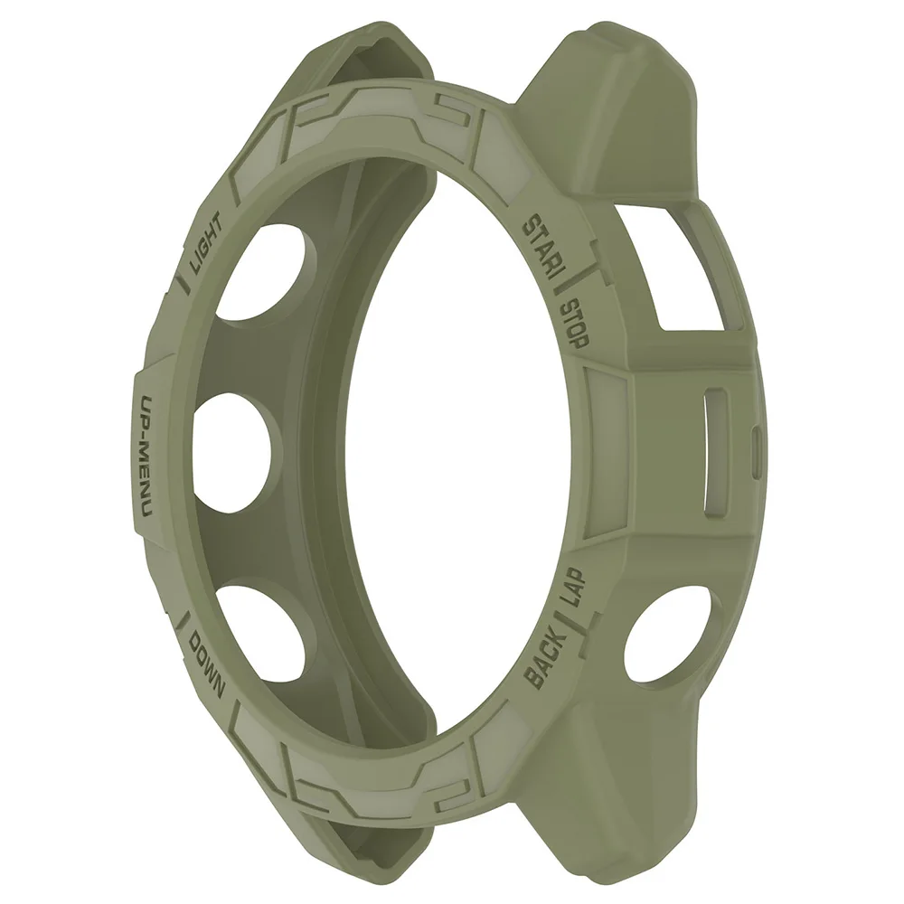 Durable TPU Half Cover Protective Case for Garmin Fenix 7 Series – Hollow Out Design