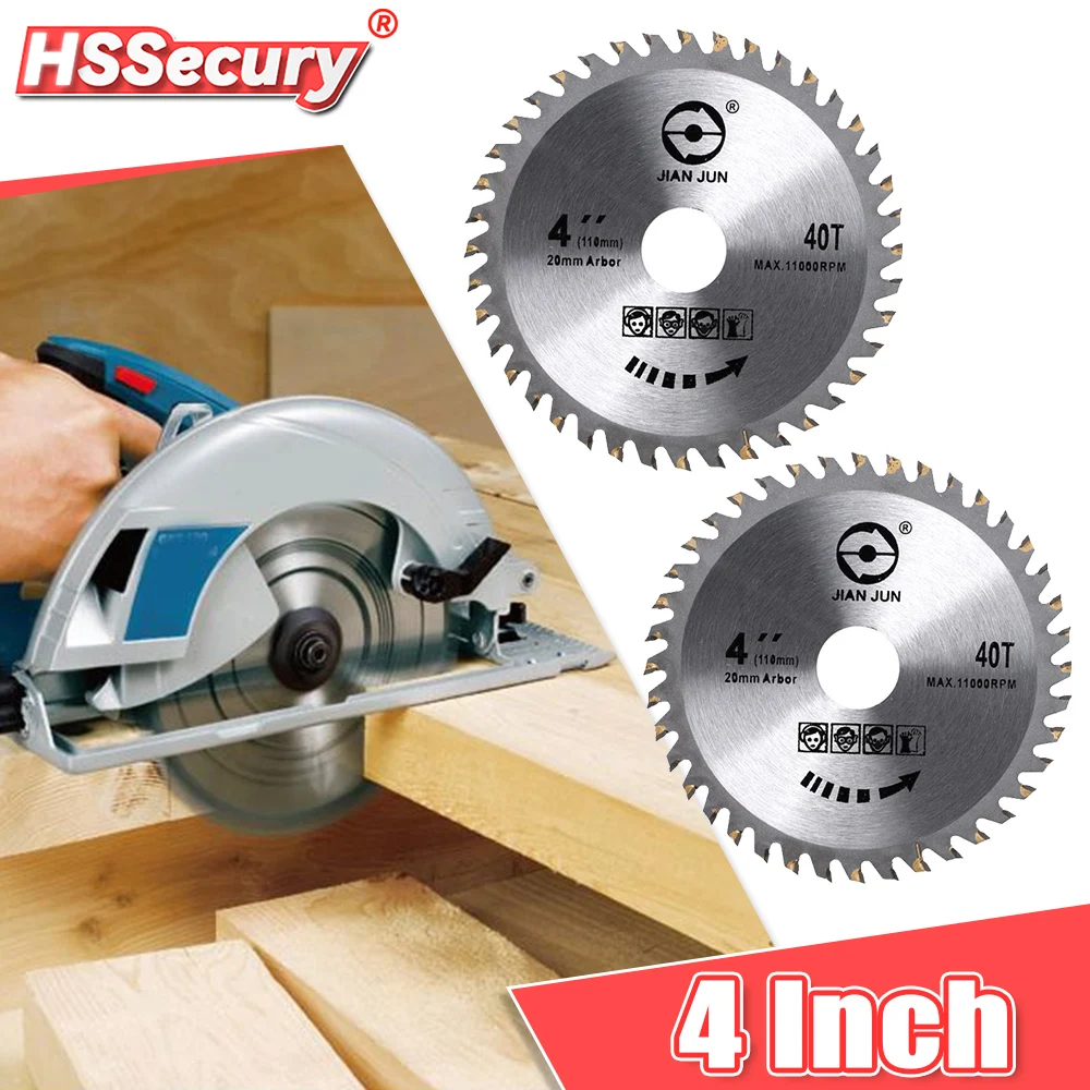 

4 Inch Alloy Woodworking Saw Blade For Wood Plastic Metal Rotating Cutting Multifunctional Mini Circular Cutting Disc Power Tool