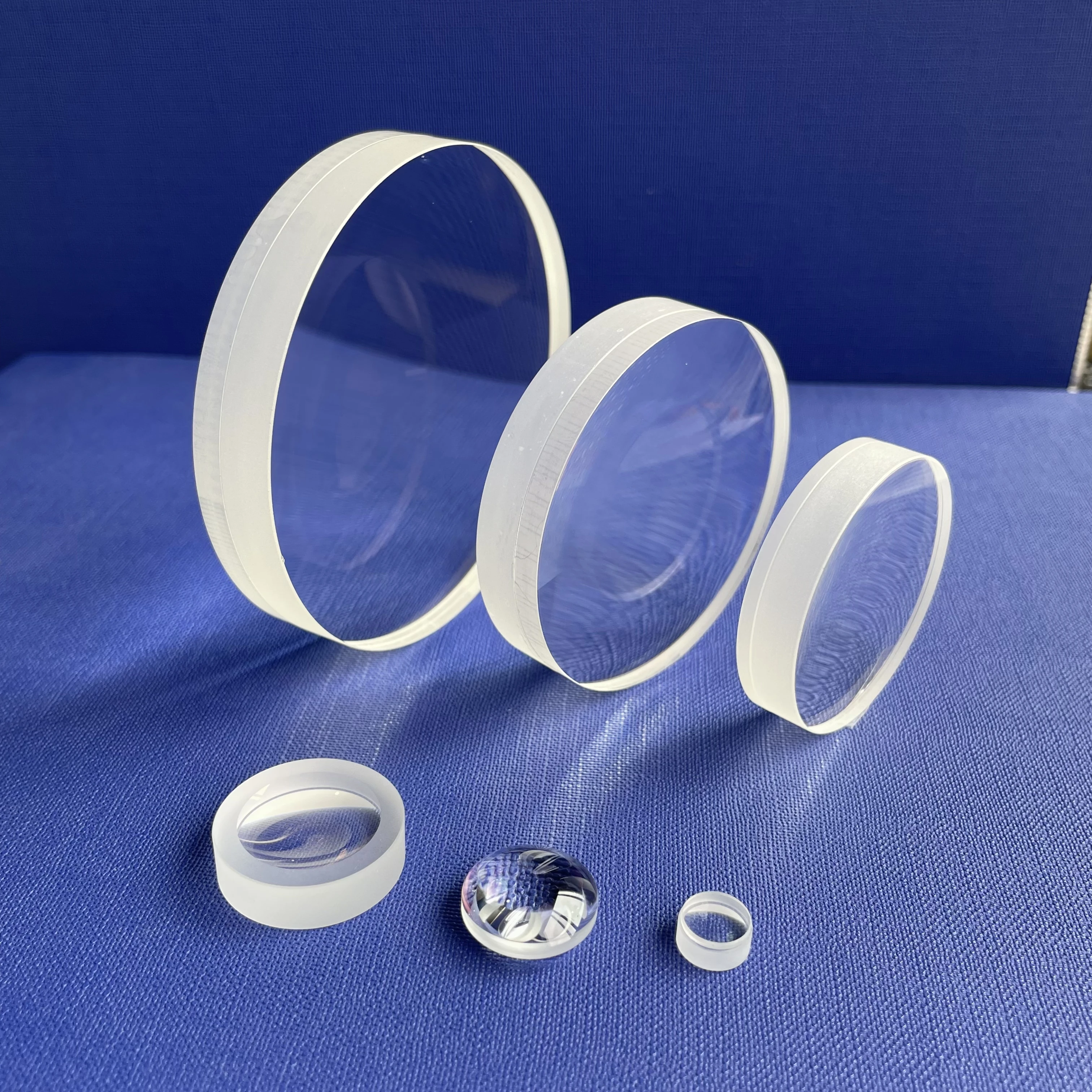 Glued Lens H-K9L Achromatic Optical Glass, 13mm/17mm Diameter, Cemented and Coated