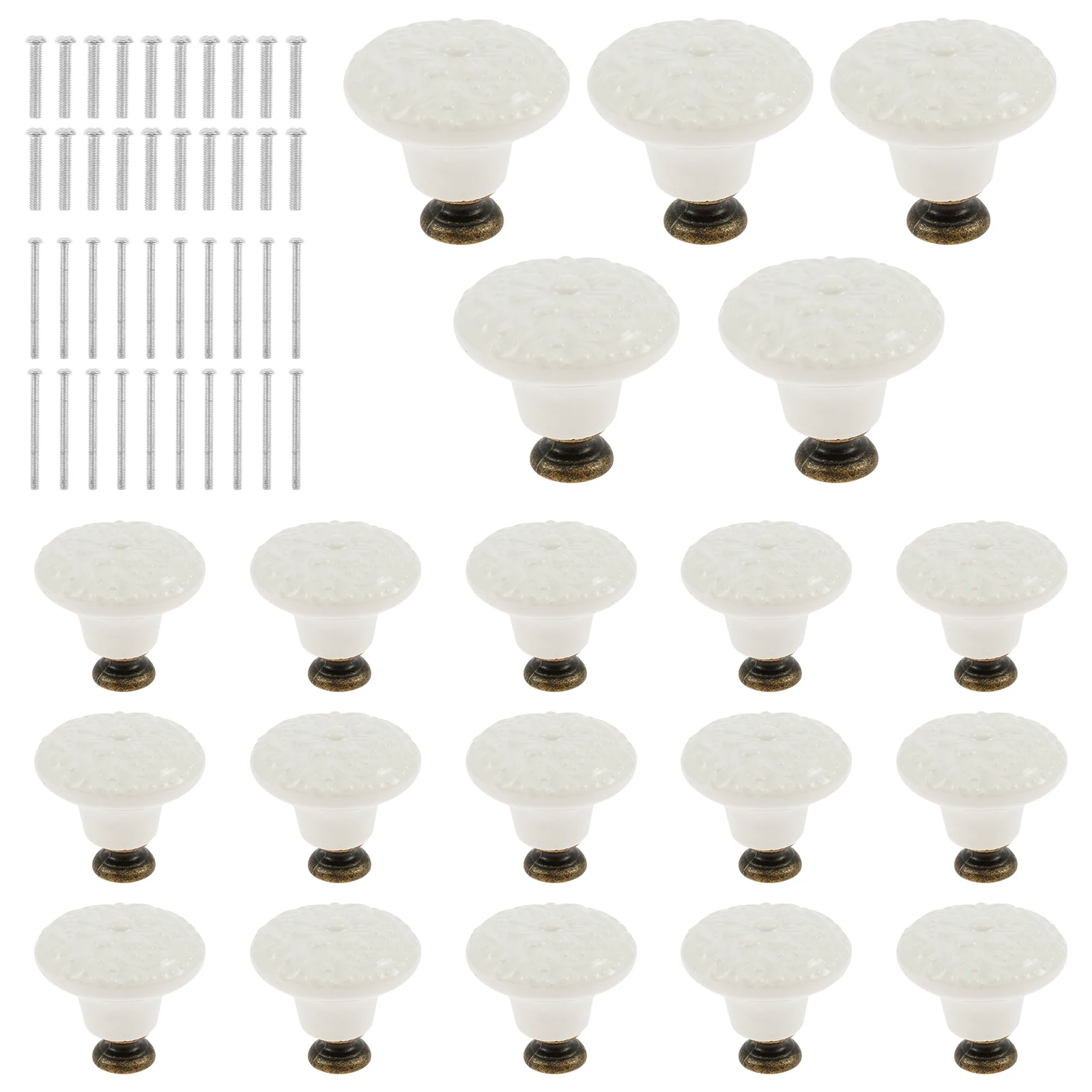 20 יח 'קרמיקה וינטאג' מטפל ארון ריהוט מטפל ארון בגדים ידיות מגירות דקורטיביות